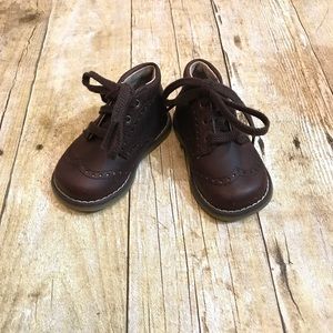 FOOTMATES Brown Baby Toddler Chukka Boots Size 2